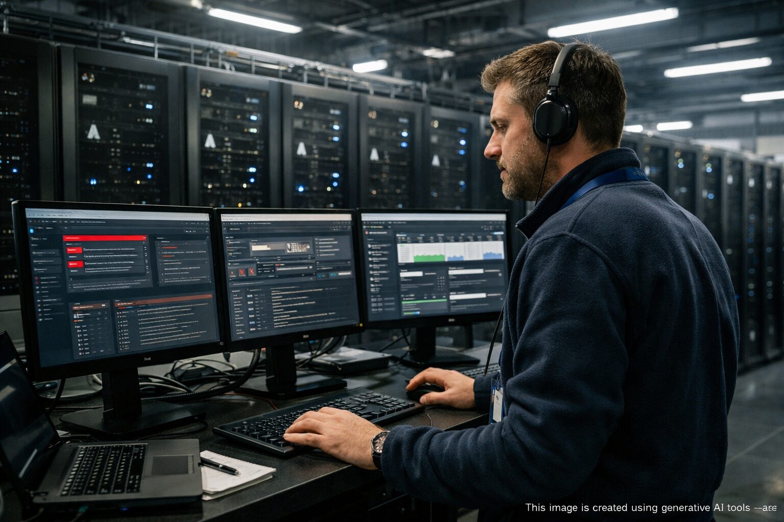 IT admin in Sydney data center; Atlassian Bamboo RCE alert on monitors: "CVE-2026-21571 Critical RCE Vulnerability"